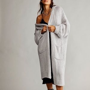 NWT Free People Hooded Crofter Cardi - Medium